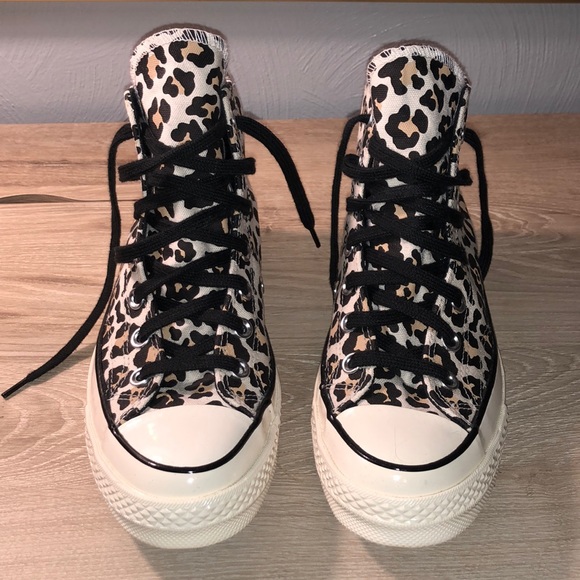 Converse Shoes - Cheetah High Top Converse